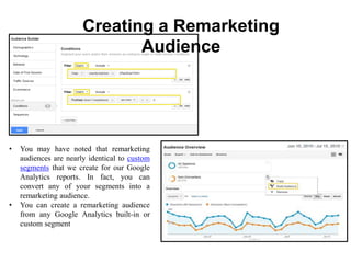 Remarketing - Google analytics | PPTX