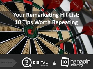 #thinkppc
How to Recover from the
Holidays Faster Than Your
Competition
HOSTED BY:
HOSTED BY:HOSTED BY:
&
Your Remarketing Hit List:
10 Tips Worth Repeating
 