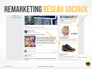REMARKETING RÉSEAU SOCIAUX
une image vaut mille mots
27NATIFS - Stratégie numérique MAXIMISER SA VISIBILITÉ WEB AVEC le REMARKETING
 