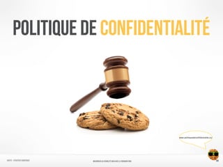 Politique de Confidentialité
www.politiquedeconfidentialite.ca/
30NATIFS - Stratégie numérique MAXIMISER SA VISIBILITÉ WEB AVEC le REMARKETING
 