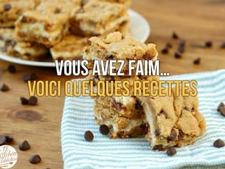 Vous AVEZ FAIM…
VOICi quelques RECETTEs
Vous AVEZ FAIM…
VOICi quelques RECETTEs
 
