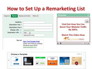 How to Set Up a Remarketing List
 