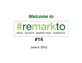 Welcome to!




    #14!
 June 4, 2012!
 