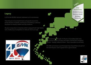 RE/MAX Brochure | PDF | Business | Business and Finance