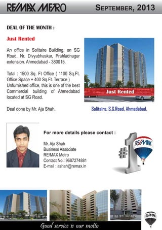 Remax metro september newsletter | PDF