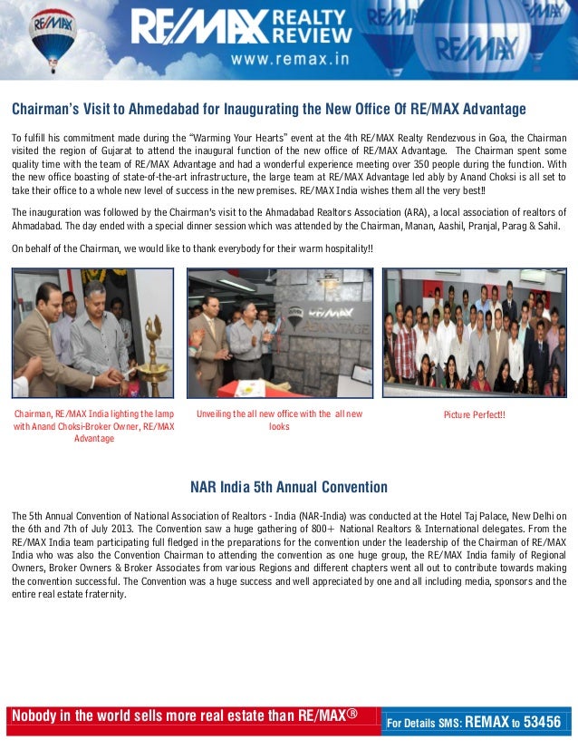 Remax Realty Review June 2013