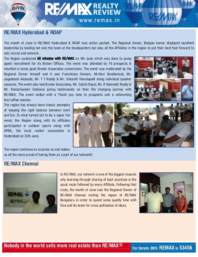 Remax Realty Review June 2013