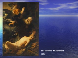 El sacrificio de Abraham 1635 