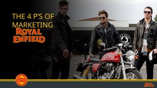 THE 4 P’S OF
MARKETING
 