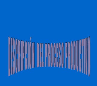 DESCRIPCIÓN  DEL PROCESO PRODUCTIVO 