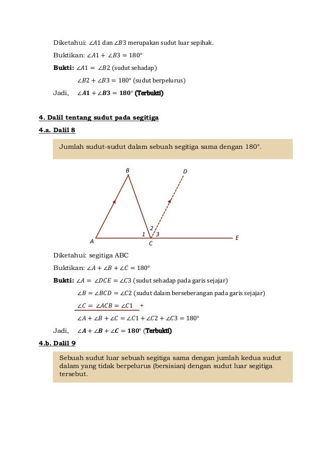 Remedial Ulangan Harian Geometri Matematika Peminatan