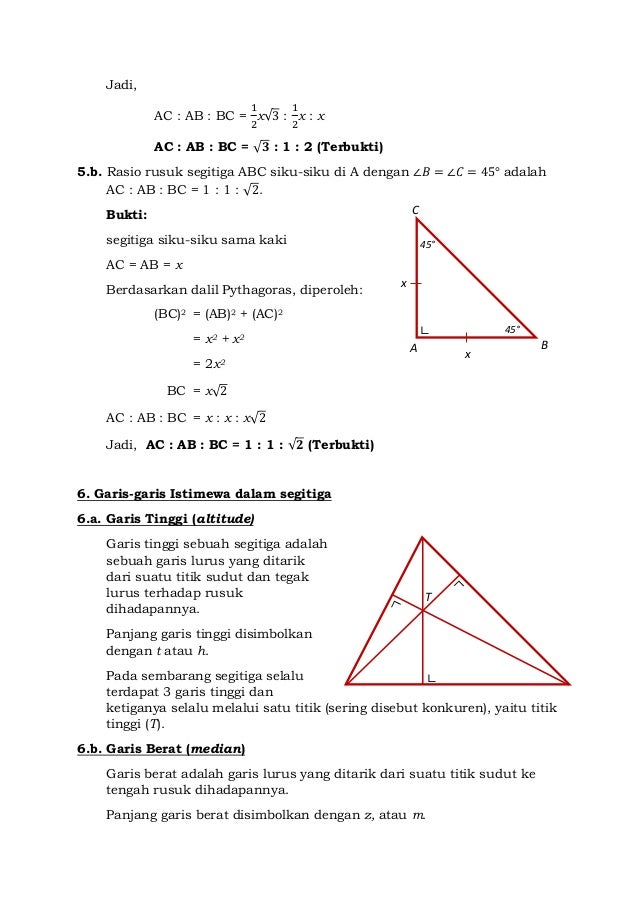 Titik Berat Segitiga Siku Siku Enak