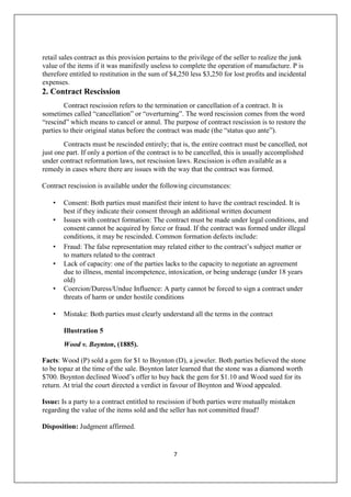 Remedies for breach of contract | PDF