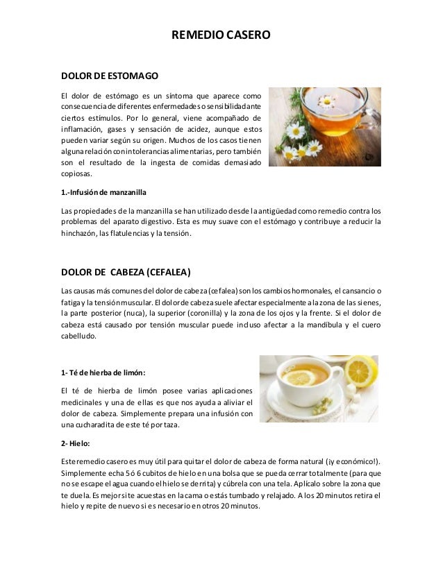 Remedio Casero