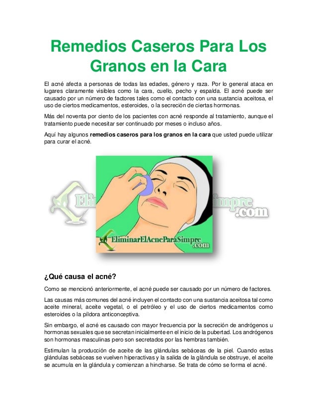 Conseguir a la persona igual sin granos