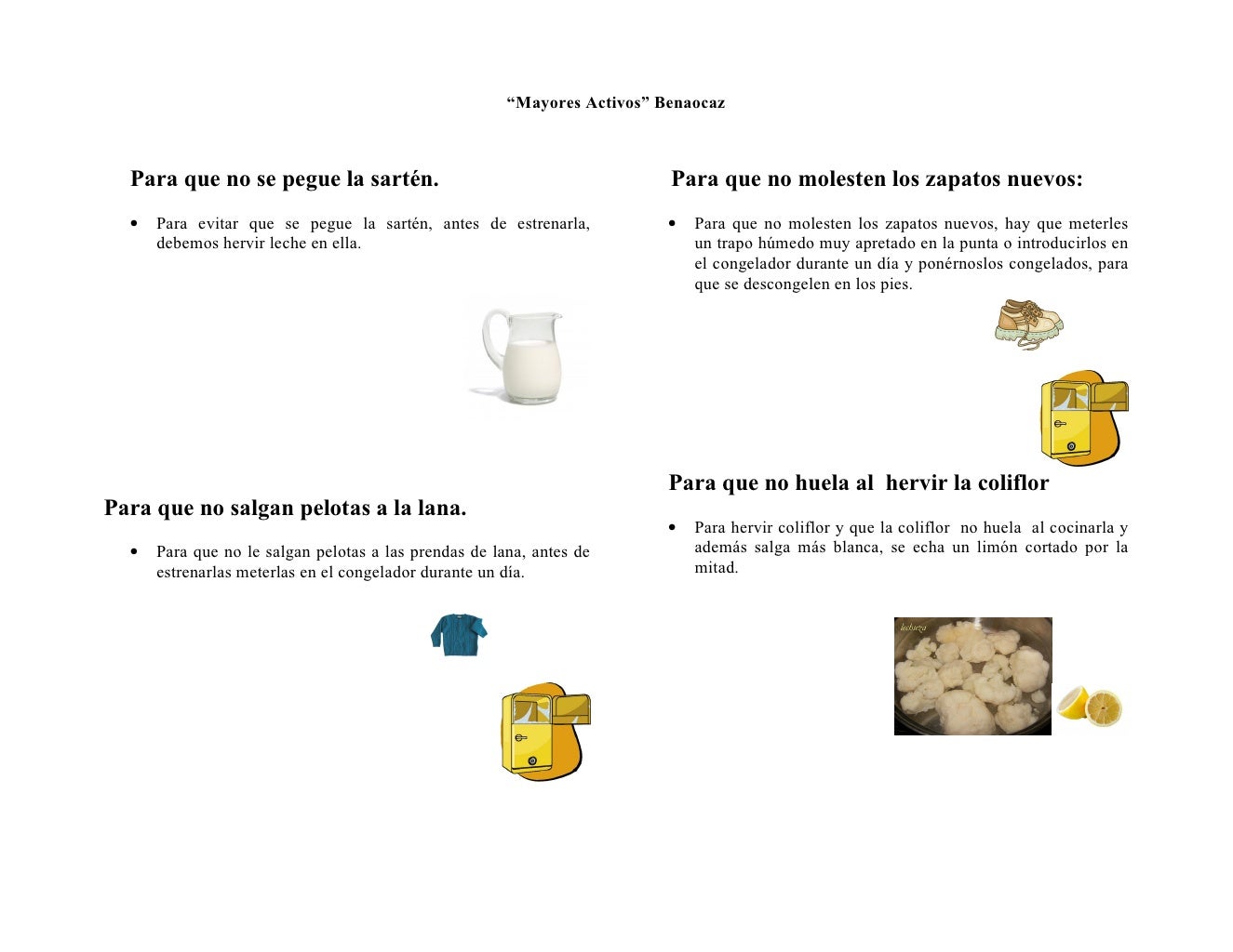 Proyecto Escribir Un Recetario De Remedios Caseros
