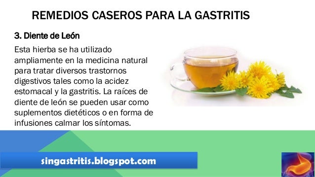 4 Remedios natruales para la gastritis 4 Remedios natruales para la gastritis