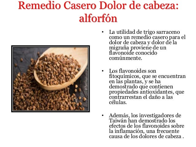 Remedios Para Tratar El Fuerte Dolor De Cabeza Y La Migrana