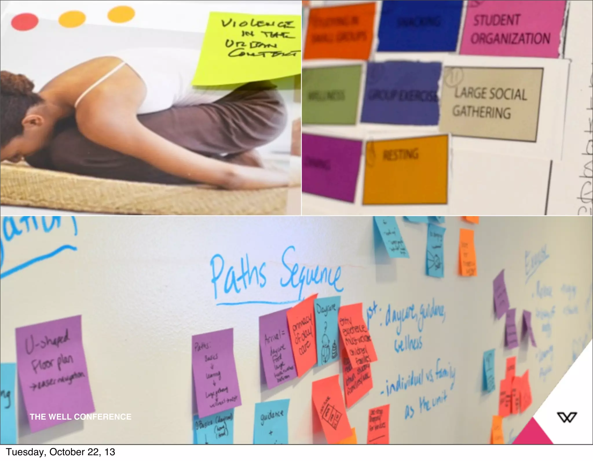 THE WELL CONFERENCE 
Tuesday, October 22, 13 
 