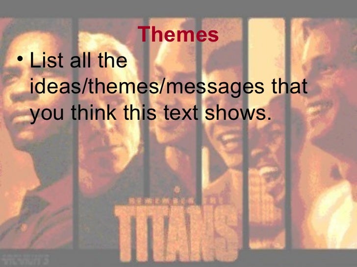 belonging essay on remember the titans Essay about remember the titans gloria bicolli remember the titans hrd 363 midterm tuckman and jensen 1977 tuckman and jensen model focuses on the development of internal relations among the team members there are 5 stages, forming, storming, norming, performing and adjourning the movie remember the titans was very. belonging essay on remember the titans Essay about remember the titans gloria bicolli remember the titans hrd 363 midterm tuckman and jensen 1977 tuckman and jensen model focuses on the development of internal relations among the team members there are 5 stages, forming, storming, norming, performing and adjourning the movie remember the titans was very.