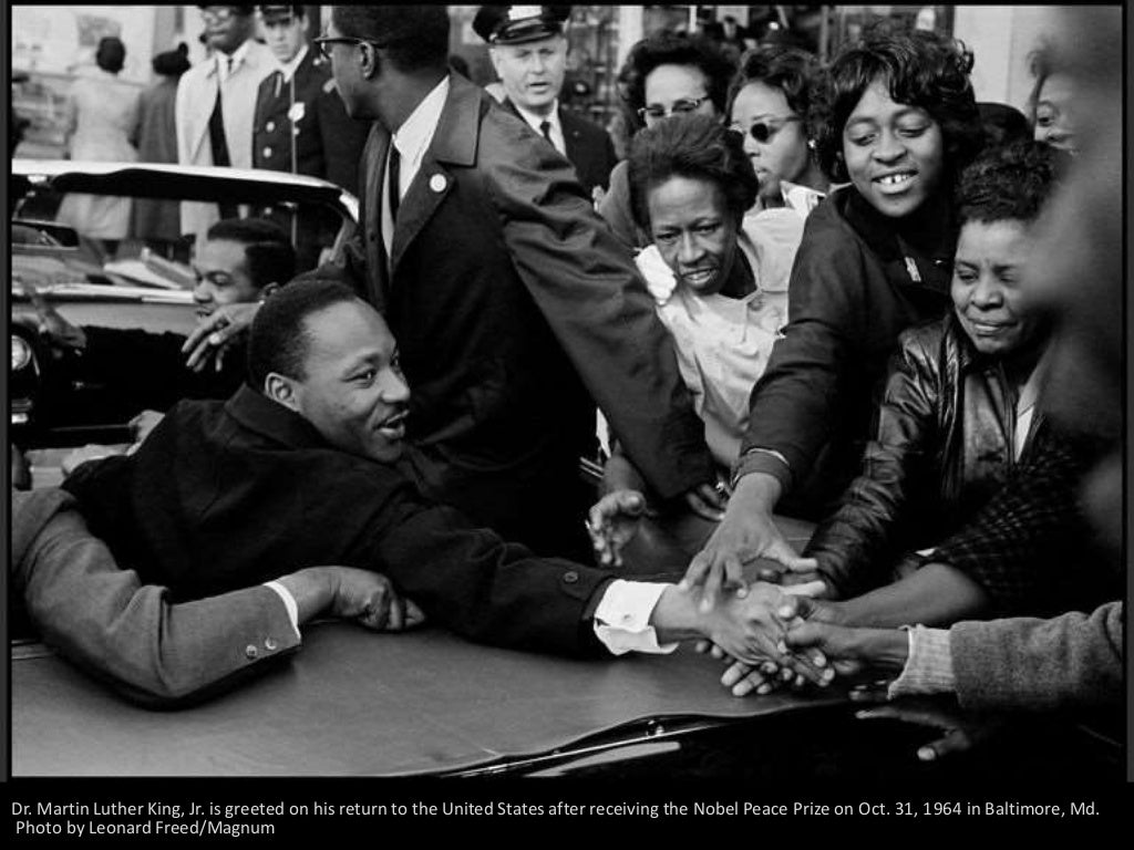 Dr. Martin Luther King looks
