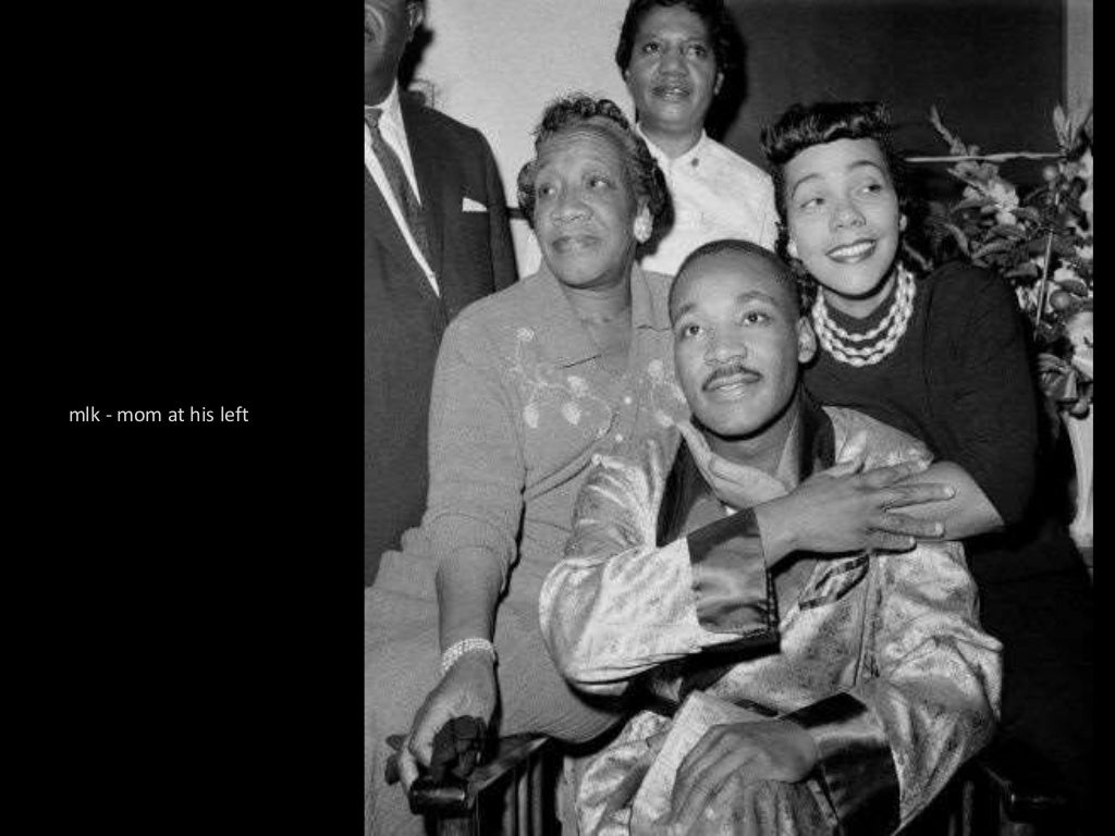 Martin Luther King Jr. serves
