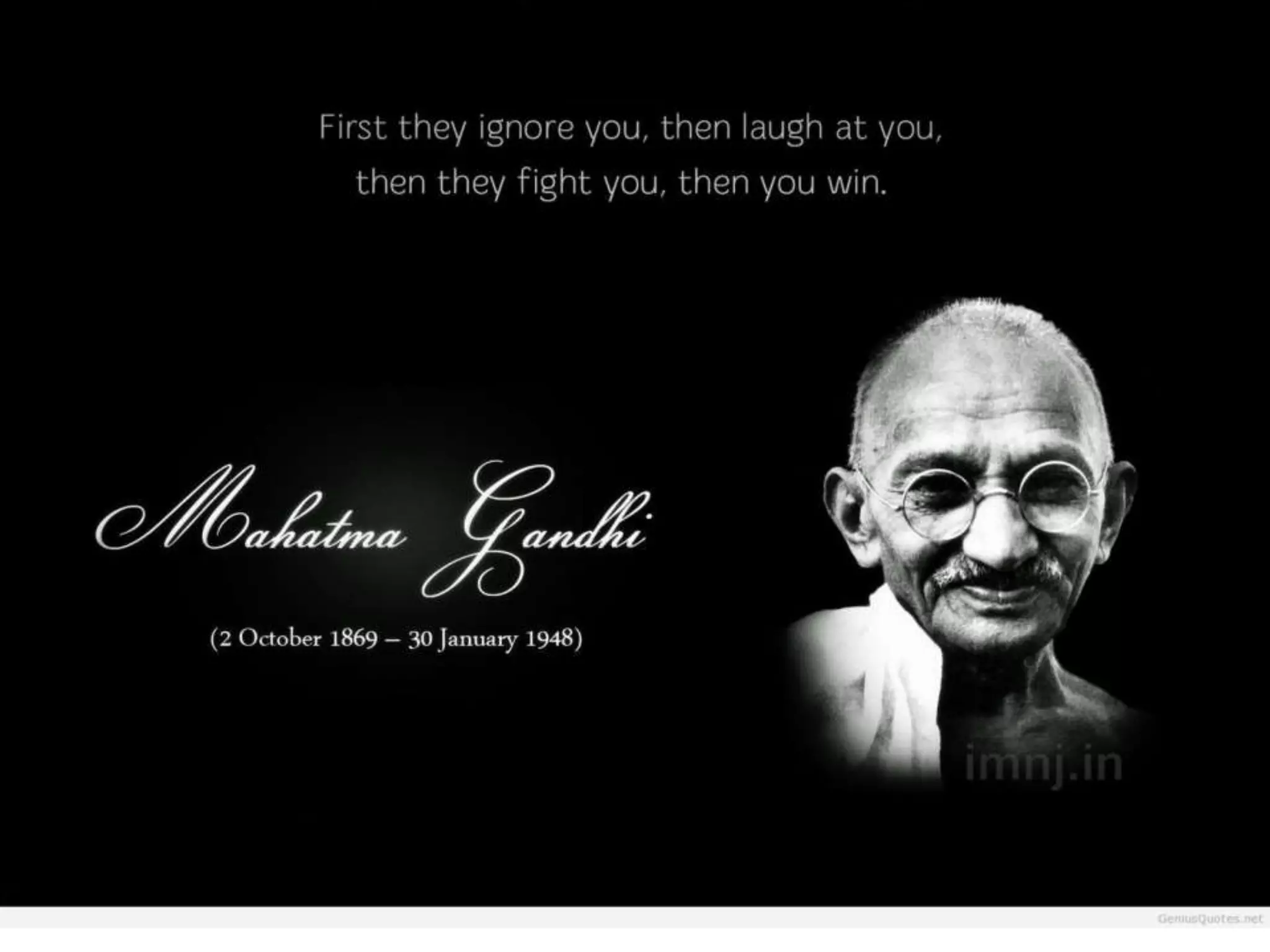 Remembering Gandhiji
