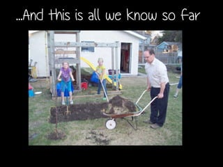 ...And this is all we know so far
 