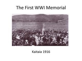 Symbolism: Fern and Oak
• This Boer War
memorial used the
Fern and the Oak…
• This reinforced our
links to Britain and the
Empire.
22
 