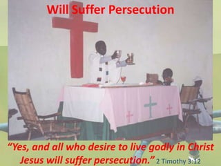 Faithful Under Fire
Yet, surely, if we are seeking to be faithful to our Lord Jesus, we will
suffer some persecution for i...