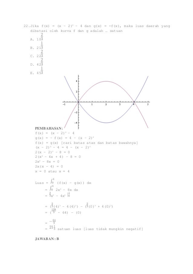 Remidi matematika Bab Integral