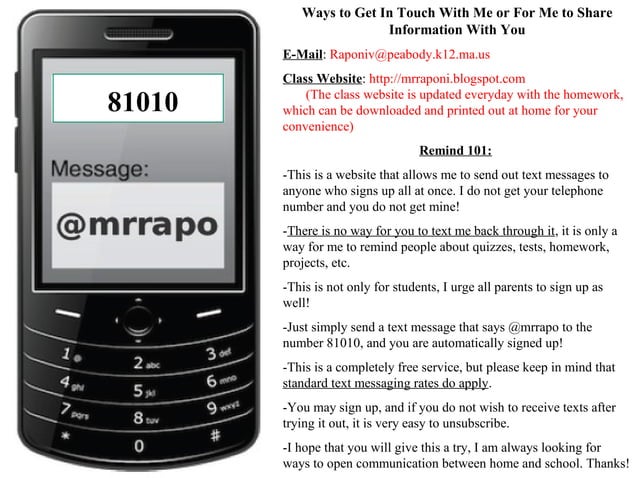 Remind 101 | PPT