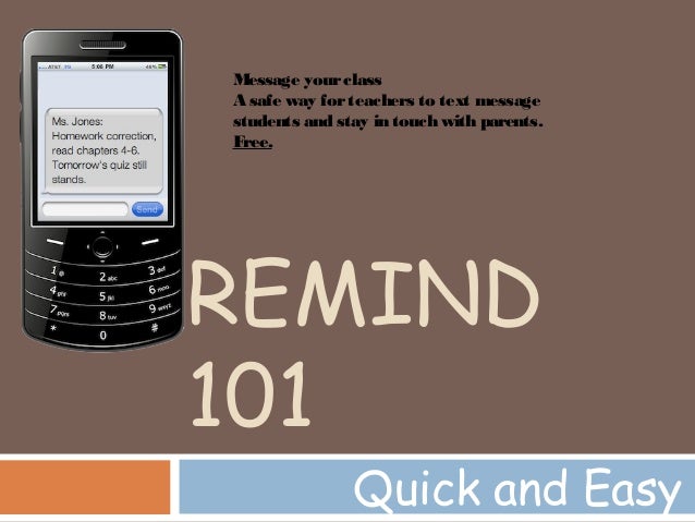 Remind 101 ppt