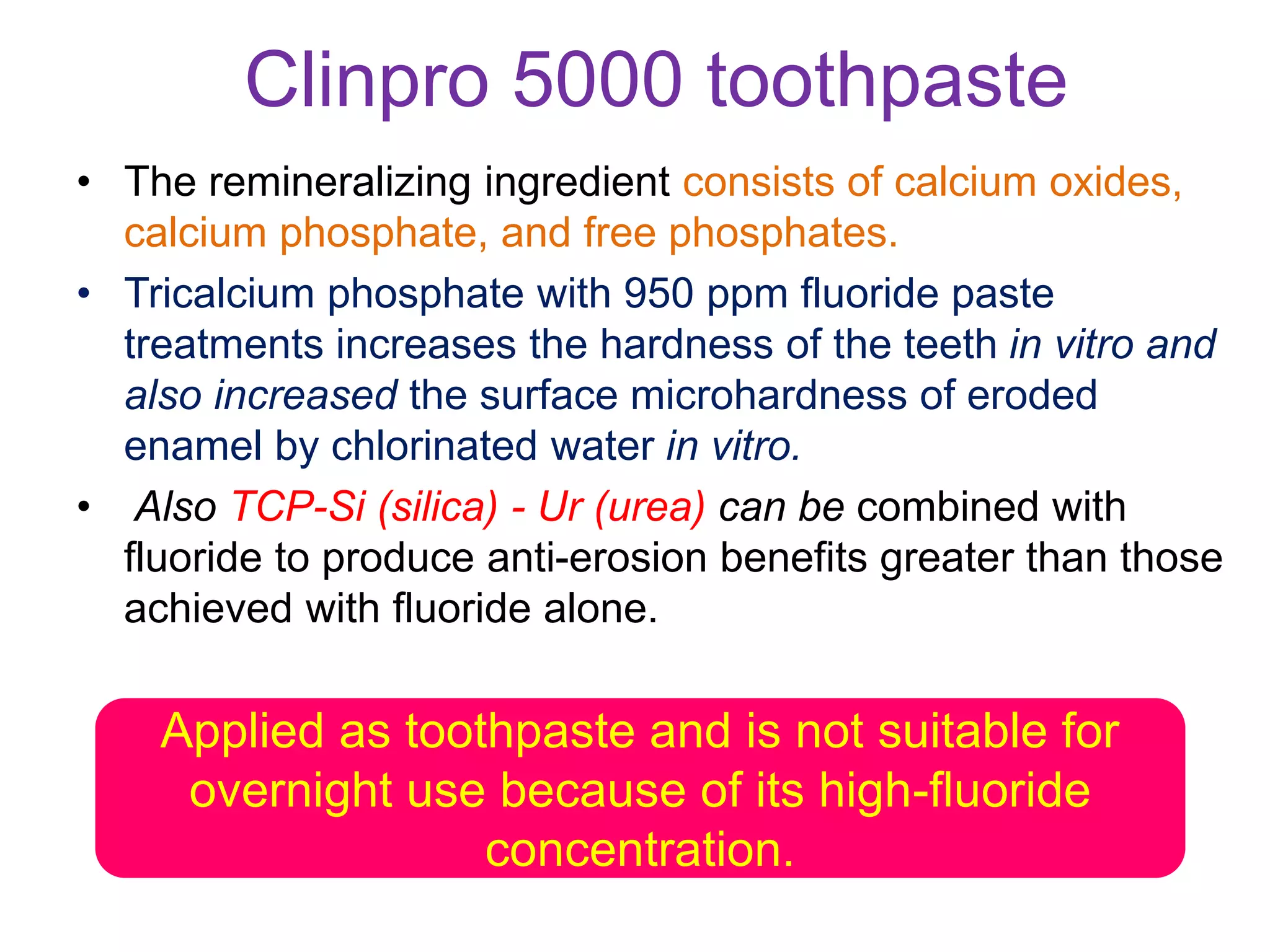 Tooth Remineralizing agents in pediatric dentistry | PPTX