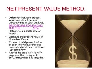 Npv Preferred Method ECONOMIC FEASIBILITY ANALYSIS IN AQUACULTURE | PPT