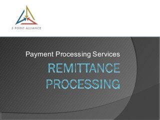 Payment Processing Services
 