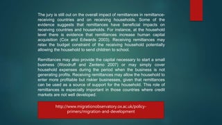 Remittances - the unsung investment factor? | PPT