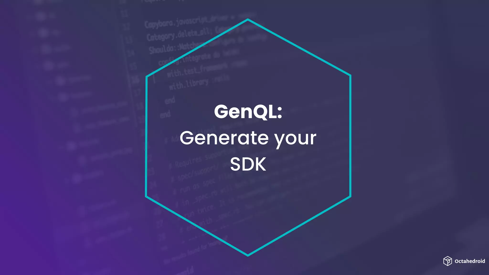 GenQL:
Generate your
SDK