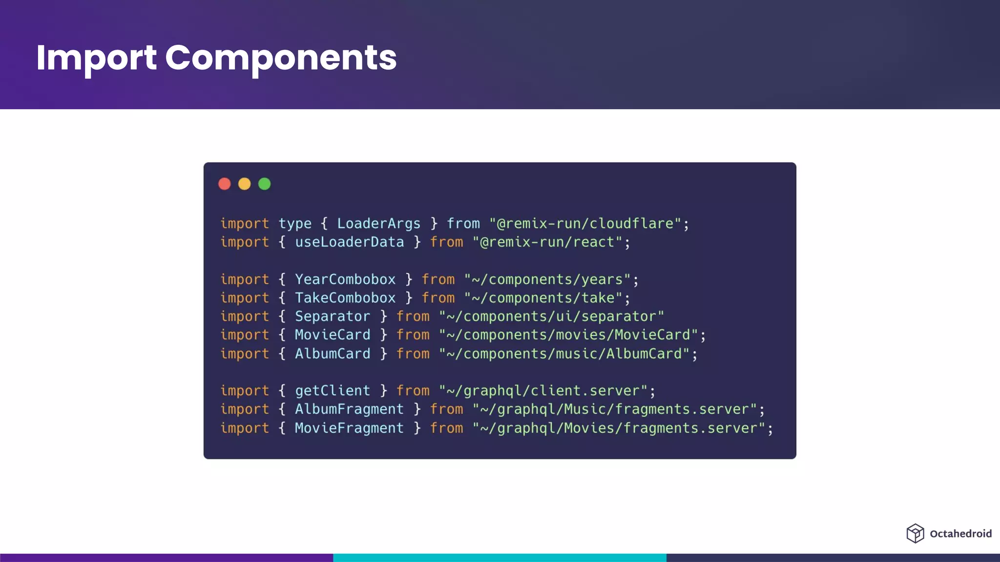 Import Components