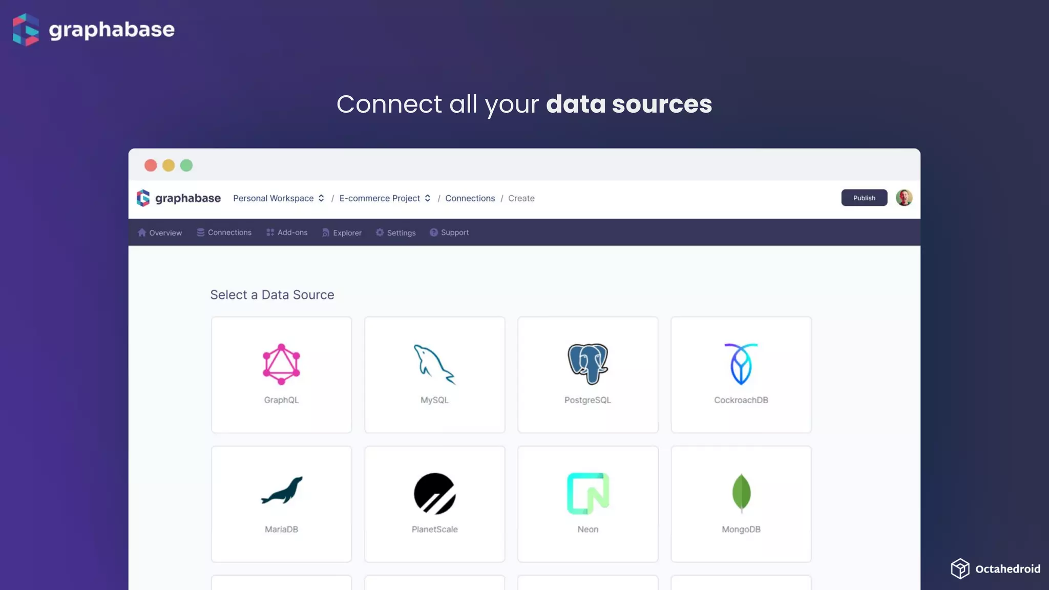 Connect all your data sources