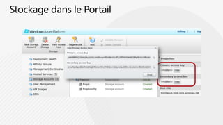 Stockage dans le Portail