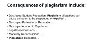 Types of Plagiaism Types of Plagiaism Types of Plagiaism | PPTX
