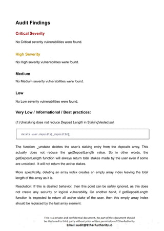 Remnant Protocol – Smart Contract Security Audit Report by ...