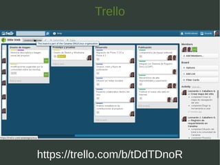 Trello
https://trello.com/b/tDdTDnoR
 