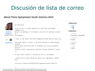Discusión de lista de correo
 