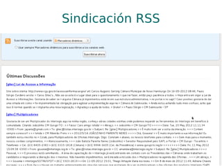Sindicación RSS
 