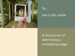 Remodeling Budget Think