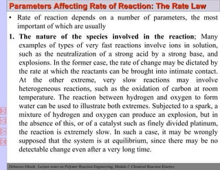 RE_Module on reaction engineering presentation | PDF