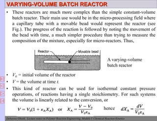RE_Module on reaction engineering presentation | PDF