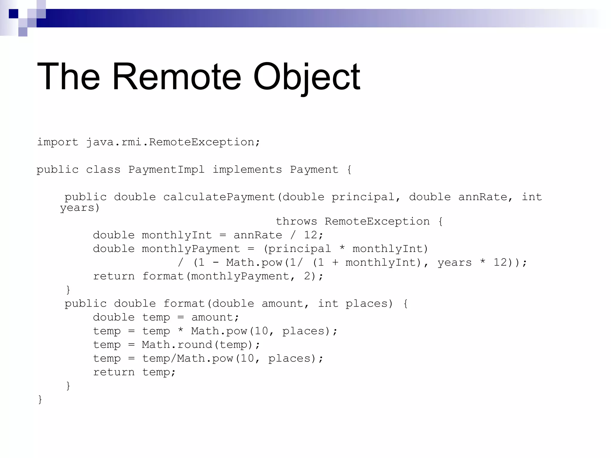 Remote Method Invocation | PPT
